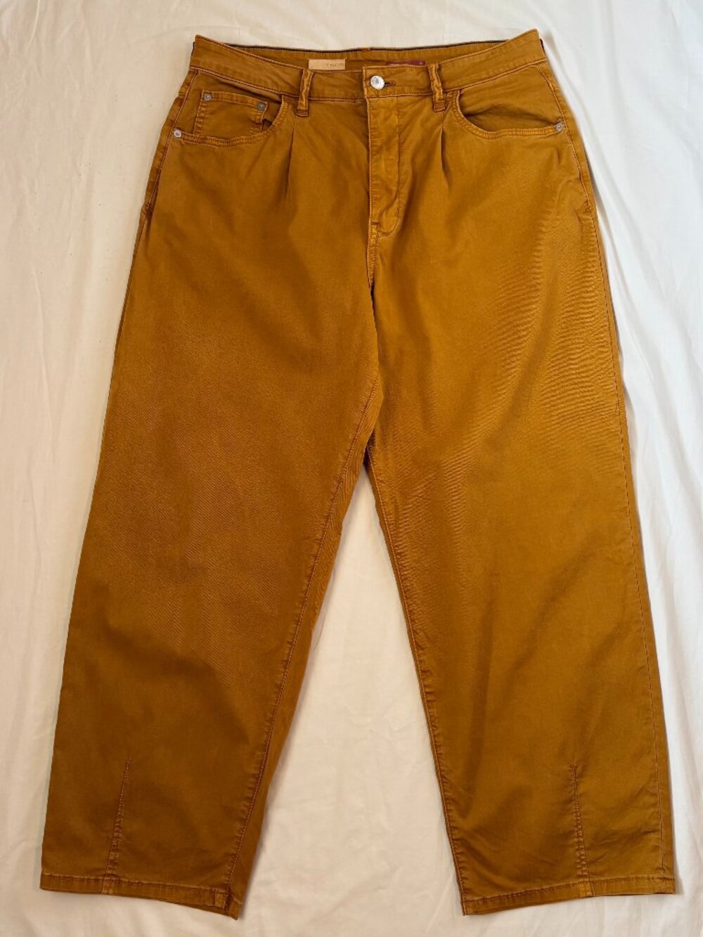 Anthropologie Pilcro The Breaker Relaxed Tapered Barrel Jeans Copper 31 - Picture 2 of 11